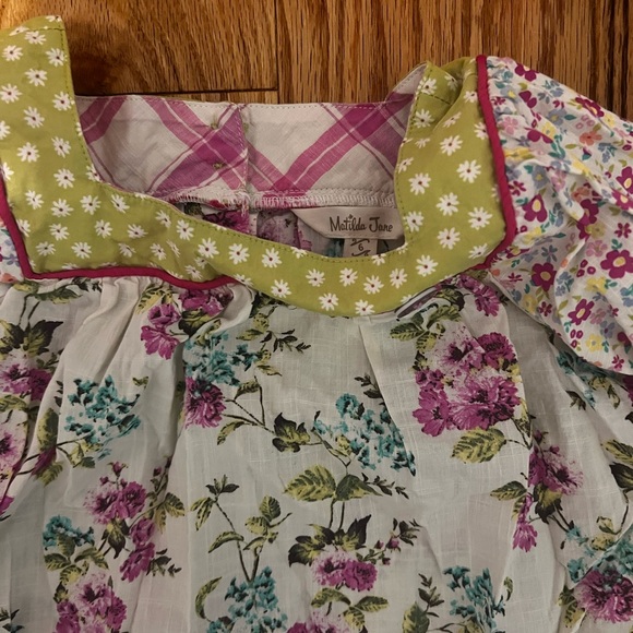 Matilda Jane Floral Blouse Size 6 - Picture 2 of 2